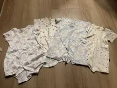 半袖ロンパース4枚セット70-80cm
