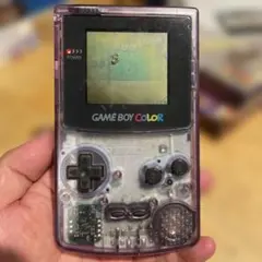 GAME BOY COLOR CGB-001 クリアパープルジャンク品
