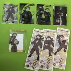 忍たま乱太郎 雑渡昆奈門 諸泉尊奈門 ロングステッカー クリアカード 8点セット