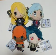 ポケモンマスターズ EX ぬいぐるみ ダイゴ シロナ キバナ ウォロ チリ