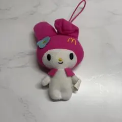 マイメロディ ぬいぐるみ ストラップ付き