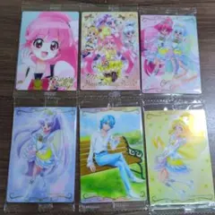 プリキュアウエハース 11 ハピネスチャージプリキュア 6枚セット