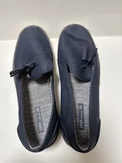 Zara kid ネイビーローファー