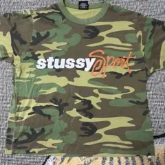STUSSY SPORT カモフラージュ 迷彩Tシャツ S | Mercari