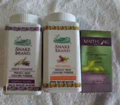 SNAKE BRAND 冷却パウダー 2種 & マンゴスチン石鹸セット