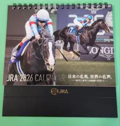 JRA 2026 CALENDAR 卓上カレンダー