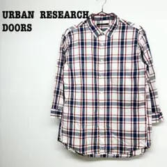アーバンリサーチドアーズ　チェック柄　シャツ　トップス　綿　38サイズ
