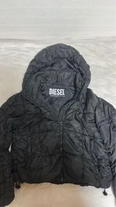 DIESELダウンジャケット黒のサムネイル