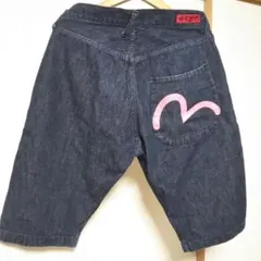 エヴィス ヒッコリー ハーフパンツ 赤カモメ 32 ショートパンツ - メルカリ