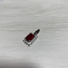 イミテーション　ルビー　ペンダントトップ