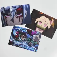 鬼滅の刃 韓国 ポップアップショップ 購入者特典 鬼 ポストカード 3枚セット