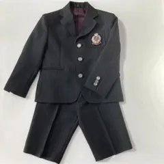 キッズ110 ストライプ フォーマルスーツ　上下セット（半ズボン）