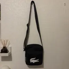 LACOSTE ラコステ ショルダーバッグ 黒