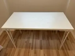 手渡しのみ⭐︎IKEA 伸長式ダイニングテーブル 白 ローセントルプ