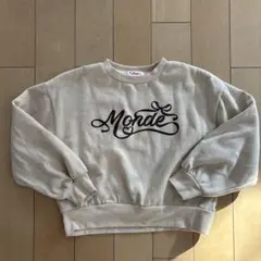 ピンクラテ ベージュ トレーナー XS