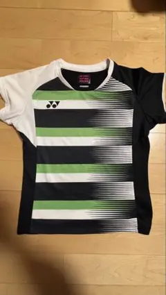 YONEX ストライプ Tシャツ Lサイズ ユニフォーム 緑