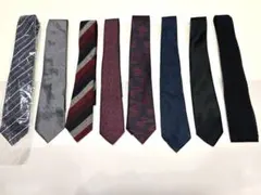 美品　ネクタイセット ストライプ 8本セット　ニナリッチ　西陣織　冠婚葬祭