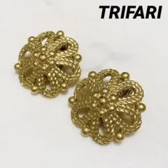 TRIFARI トリファリ イヤリング ゴールド ヴィンテージ レトロのサムネイル