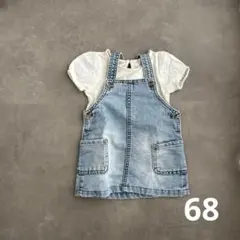 H&M ジャンパースカートサロペット68cm