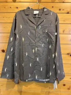 ジェラートピケ パジャマ ルームウェア 猫柄 ブラウン 新品未使用