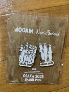 Moomin 大阪関西万博限定2025 ニョロニョロエナメルピン 2個セット