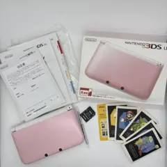 【動作確認済み・初期化済み】ニンテンドー3DS LL ピンク×ホワイト