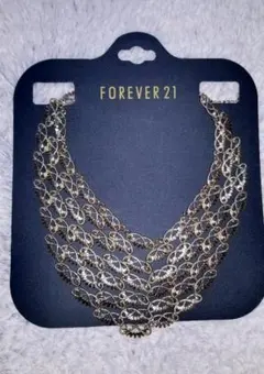 新品　フォーエバー21 FOREVER21　パーティー用ネックレス　ゴールド