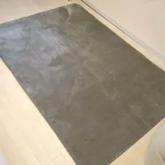 カーペット ラグ グレー 130×185