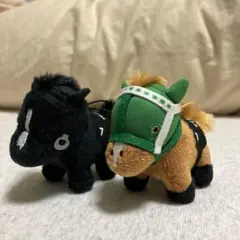 競馬ぬいぐるみセット ゴールドシップ&ジャスタウェイ - メルカリ