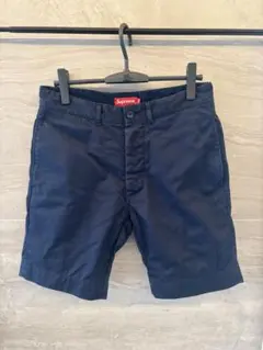 美品　supreme ショートパンツ　34インチ　ネイビー XL 美品 supreme 半ズボン34インチ ネイビー XL - メルカリ