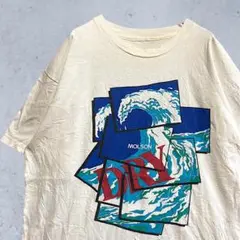 BKSU ビール Tシャツ 古着 90s 白 モルソン カナディアン ロゴ