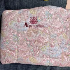 Aquascutum ダウンケット 花柄 - メルカリ