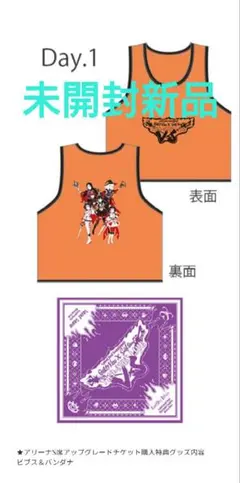 GKSS アプグレ S席 特典 ビブス ラブライブ サンシャイン GKSS ライブ アップグレード Day.1 特典