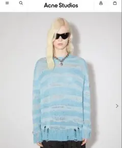 2026年最新】acne studios ニット ボーダーの人気アイテム - メルカリ