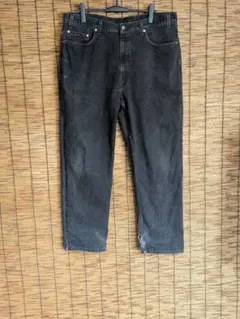 90s Levi's 550 サルファブラック USA製 オレンジタブ 黒のサムネイル