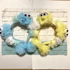 セサミストリート　カチューシャ　ボンボン　ユニバ　usj