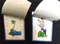 【匿名発送】ズートピア2 クリスマスキャクターカード　映画　ディズニー