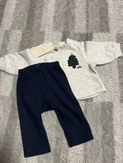 新品　プチマイン　セットアップ　70 トレーナー&パンツ