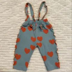 マーキーズ　オールインワン　ハート　80 サロペット　オーバーオール