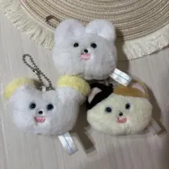 グルメマイスターよびちゃん ぬいぐるみマスコット 3種セット