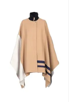 美品　Chloe クロエ　バイカラー　ベルト装飾　ケープ　ポンチョ コート 2025年最新】Chloe レディース ポンチョ・ケープコートの人気アイテム