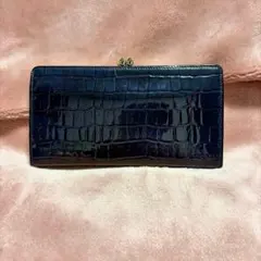 トプカピ TOPKAPI クロコ型押し 長財布 ネイビーのサムネイル