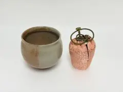 茶道具 抹茶茶碗　茶入れ　仕覆付き