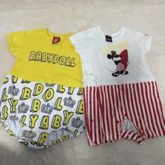 BABYDOLL 80 子供服2点セット