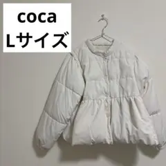 coca 中綿裾ボリュームブルゾン