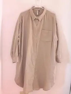 【タグ付新品未使用】Vanilla studio　襟付シャツロングワンピース4L