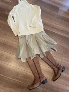 【ユナイテッドアローズ】　アシンメトリー　スカート　S