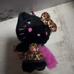 ハローキティ ぬいぐるみ マスコット ヒョウ柄