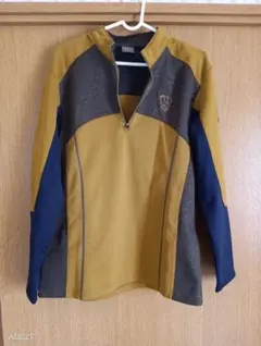 SUPREME APEX ハーフジップジャケット マスタード/ネイビー