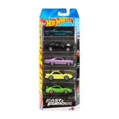 Hot Wheels Fast & Furious 5台セット